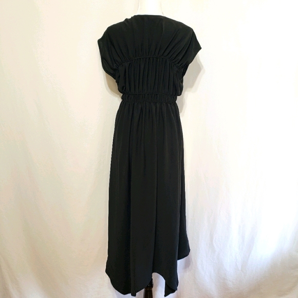NWOT- Zara Maxi Dress with Ruching - Picture 7 of 8